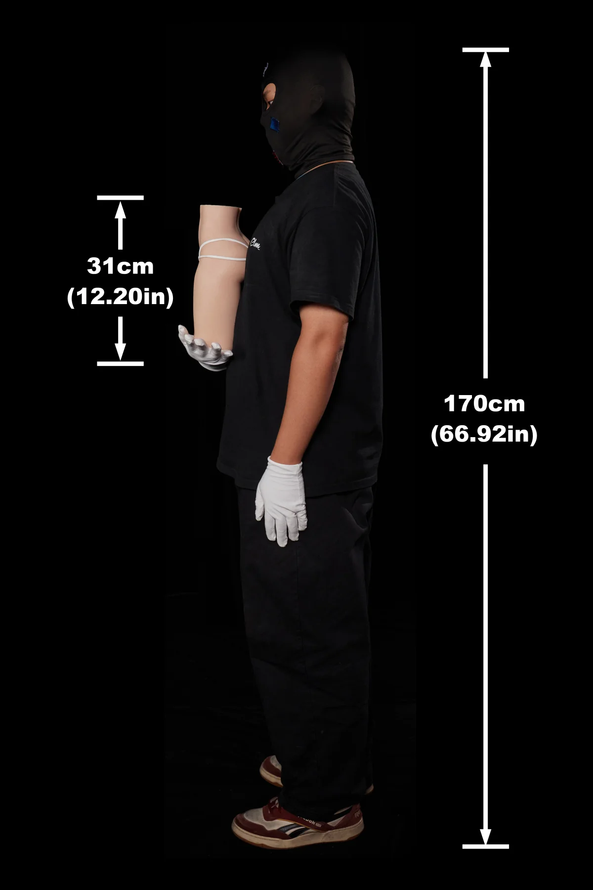 31cm (1ft0) Silicone Sex Doll Butt PW-L31